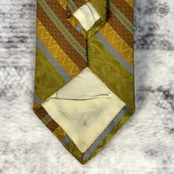 Vintage (70's) Beau Brummell Snapper 17" Tie - Costume 1970's - Picture 7 of 9
